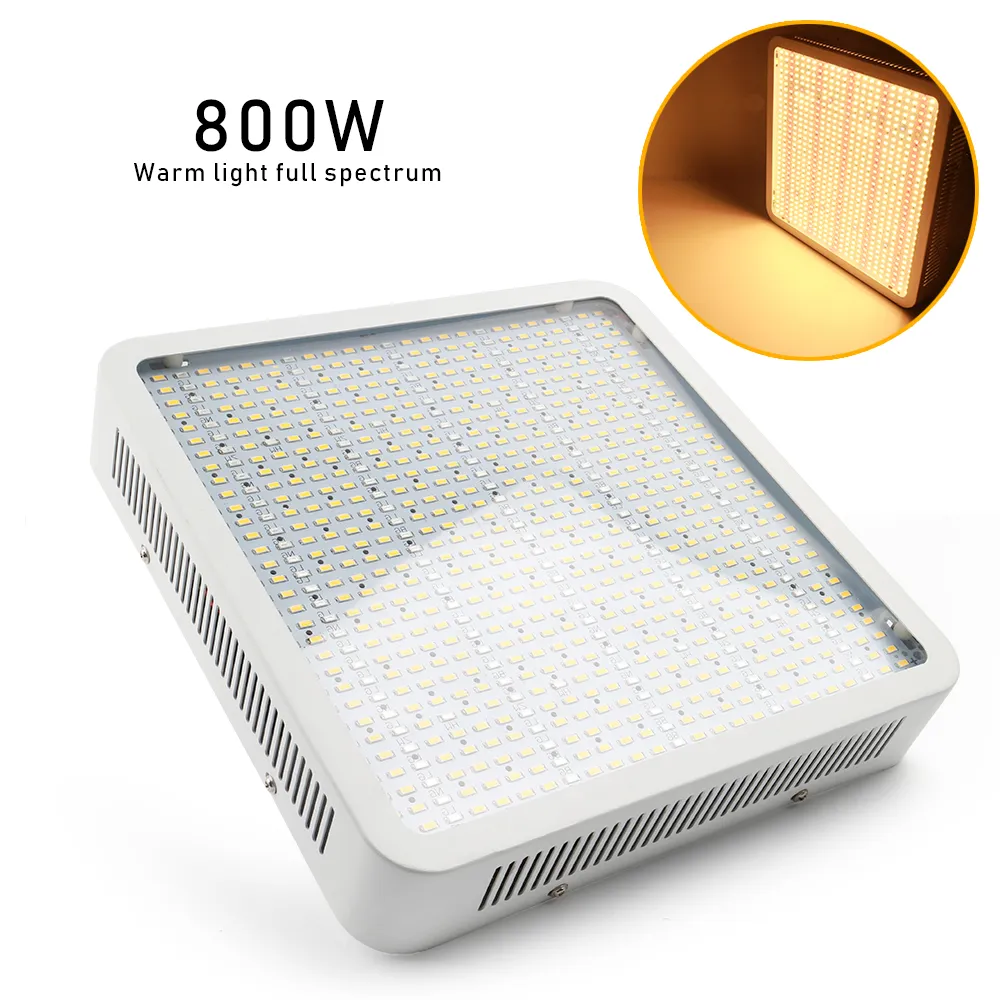 800W LED Grow Light, Full Spectrum Plant Growing Lamp with 800LEDs for ...
