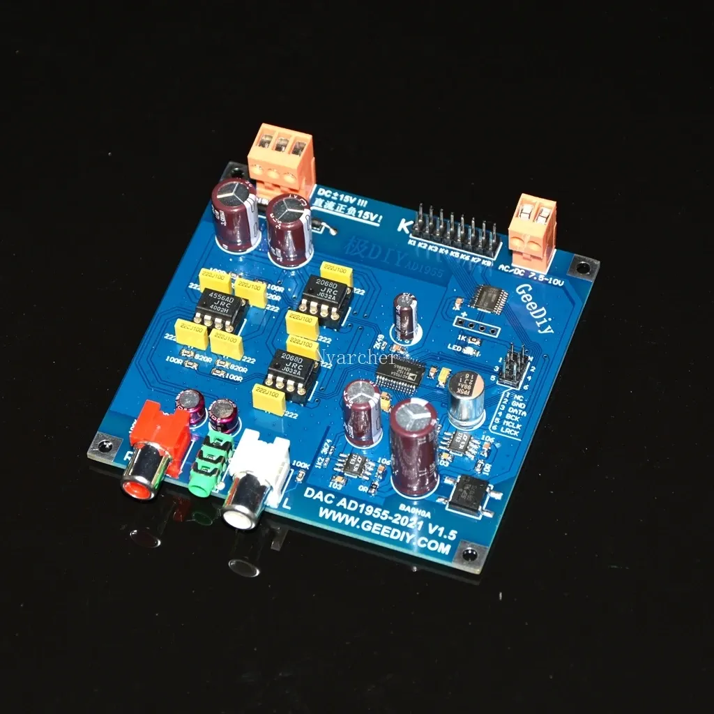 DHgate.com:24bit/192kHz I2S Input LJ RJ AD1955 DAC Decoder Board DSD64 ...