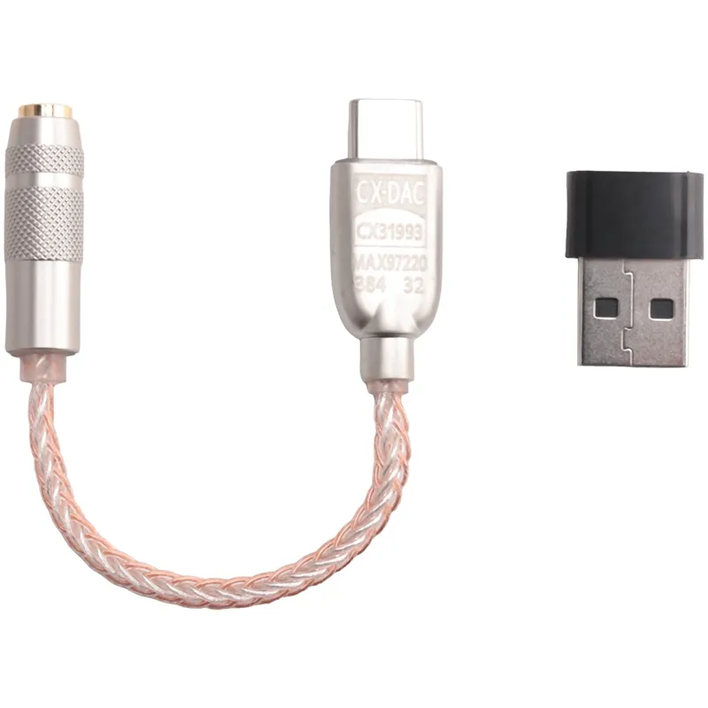 Adattatore USB-C A Jack 3.5mm – Convertitore Audio Digitale In Silicone, Compatto E Leggero, Per Cellulari, Tablet E Laptop, Audio Senza Perdite