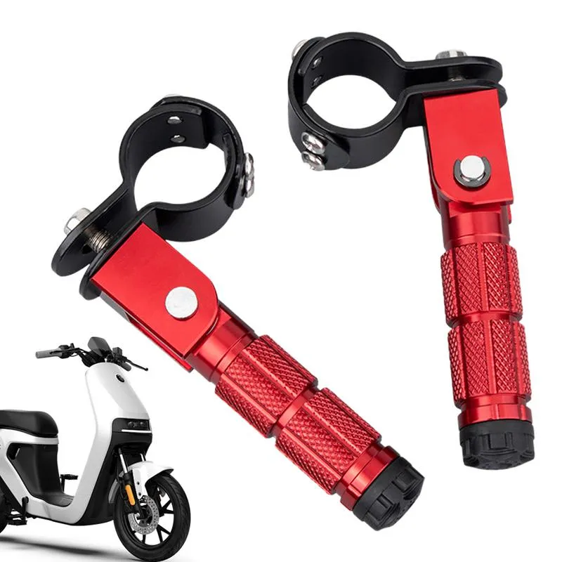 Scooter Front Foot Pedals Electric Bike Foot Rest Adjustable Professional Simple