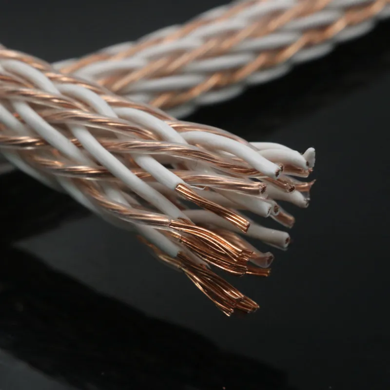 Audio Line XSSH 12TC 24-Core OCC Pure Copper Speaker Cable with Gold ...