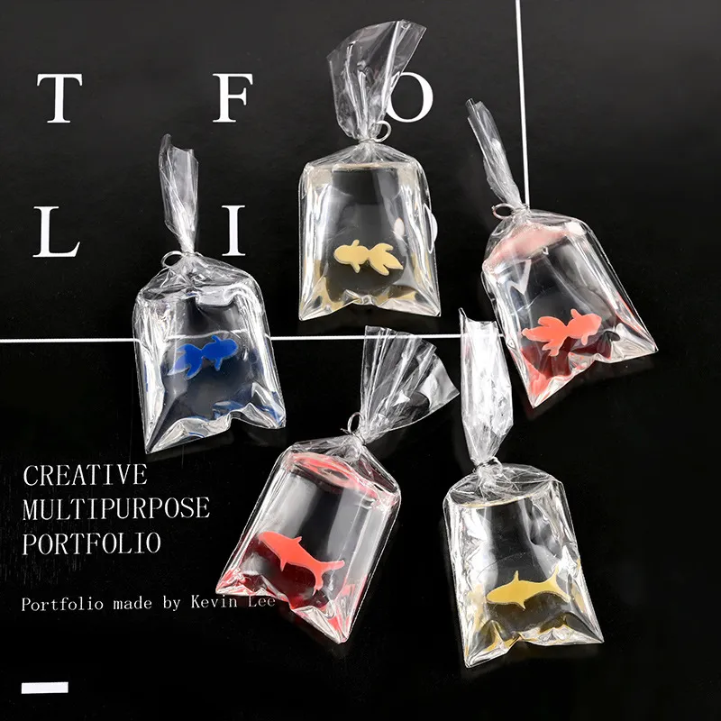 Diy Bag Charms, Resin Charms, Fish Charms For Necklaces: Colorful