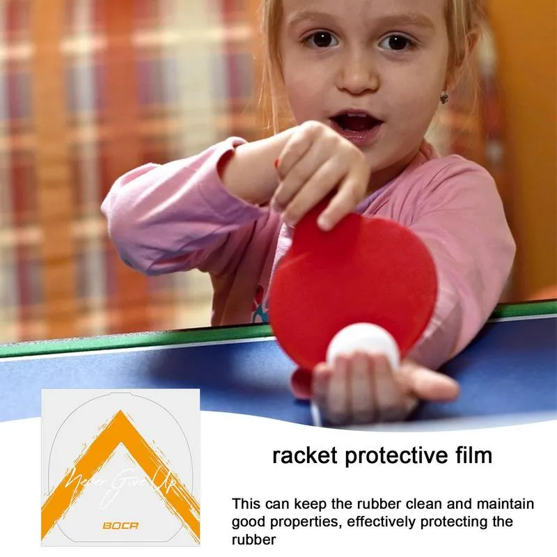 Clear Racket Protector Table Tennis 4-Pack Ping Pong Paddle Protectors - Clear Adhesive Films ...