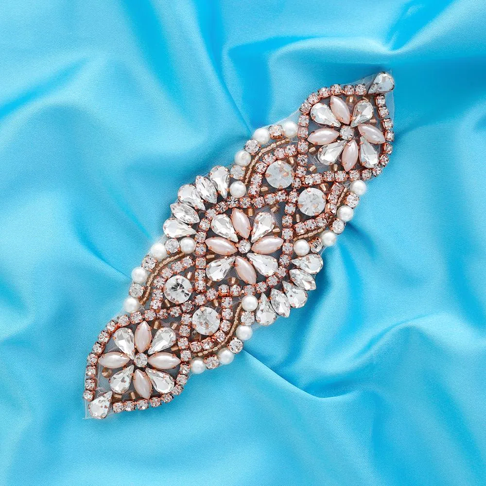 Rhinestones Belts Crystal Embellished Bridal Belt, Jeweled  display picture 2