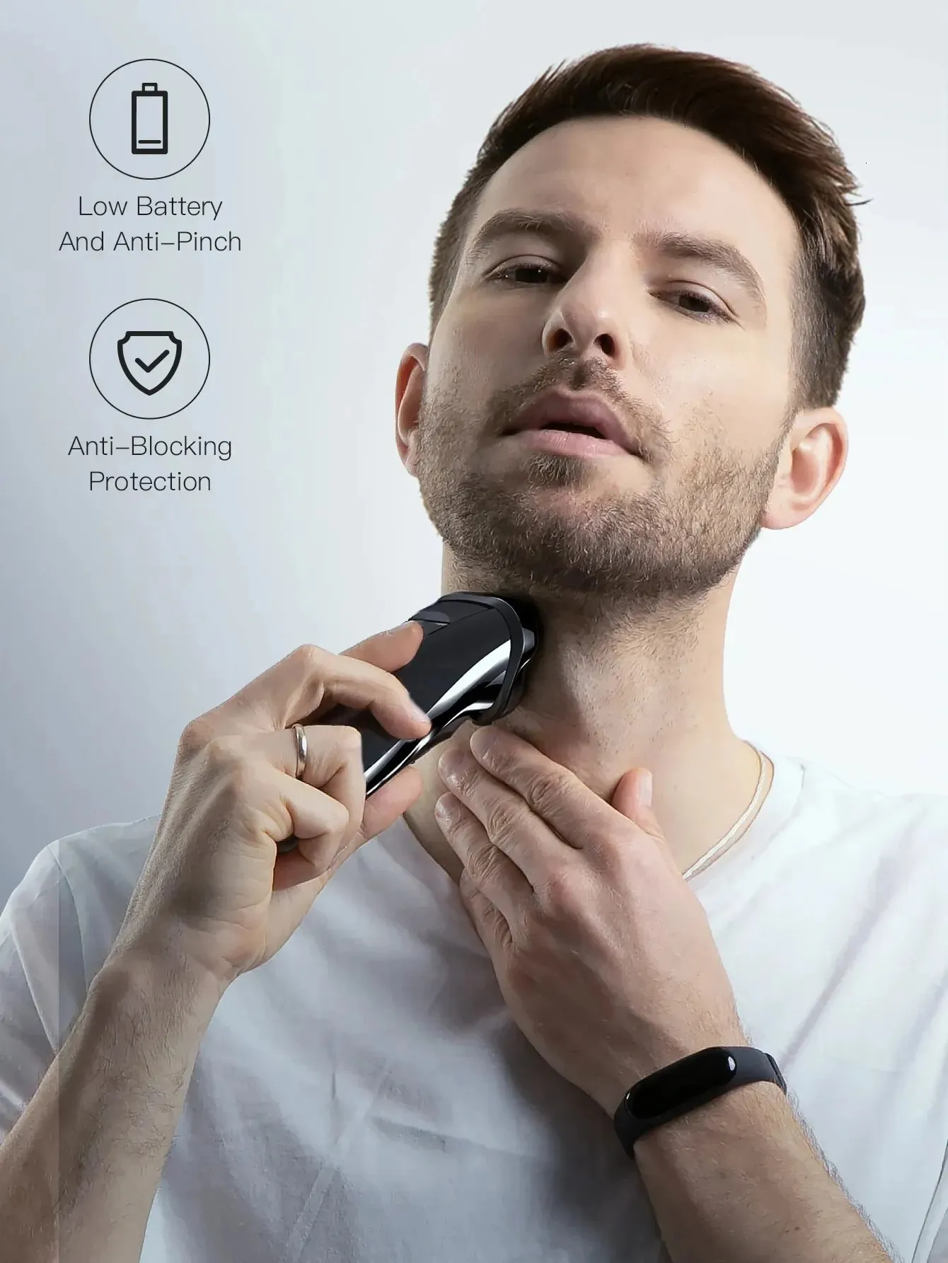 Enchen Razor ENCHEN Electric Shaver Blackstone 3 Rotary Razor IPX7 Waterproof Wet ...