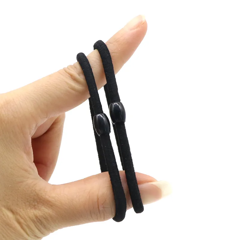 Straw Ponytail Holder Elastic Hair Tie Bow Summer Accessory Black Amazon.com : Hair Ties with Small Bows for Women Girls  main image 4