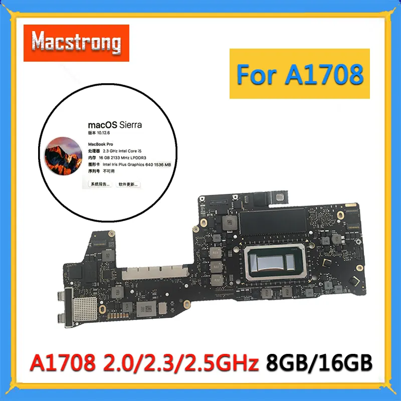 Save Big on Bulk Macbook Pro A1708 MacBook Air Logic Board Replacement  Original A1708 Motherboard 2017, 820 00840 A Logic Board For MacBook Pro  A1708