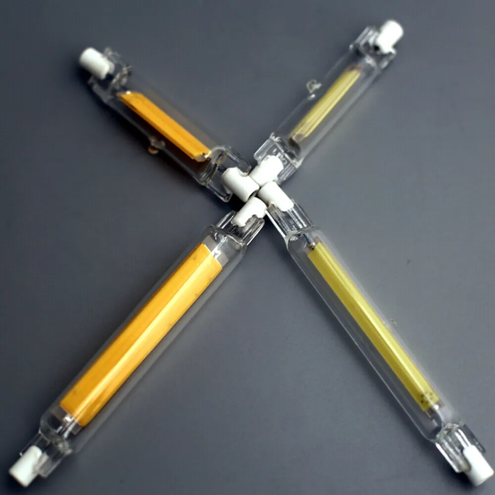 LED Bulb R7S In Full Glass Tube 78mm 4W, R7S Base LED Light Bulb 4W 78mm, R7S LED COB Glass Tube 78mm Instead Of Halogen Tungsten Lamp - Foto 4