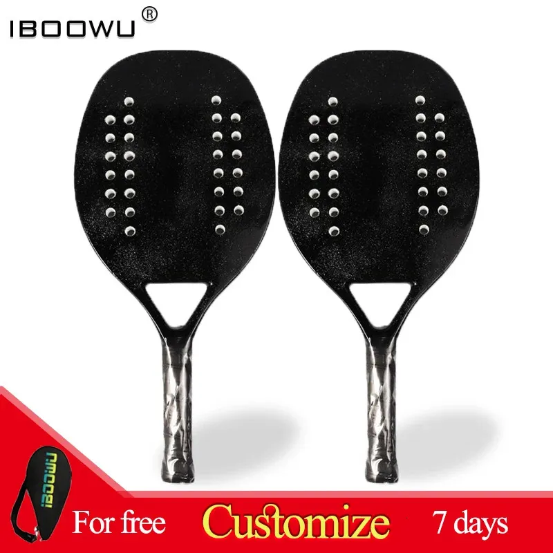 DIY Full Carbon Fiber Beach Tennis Racket EVA Foam Core Soft Face ...