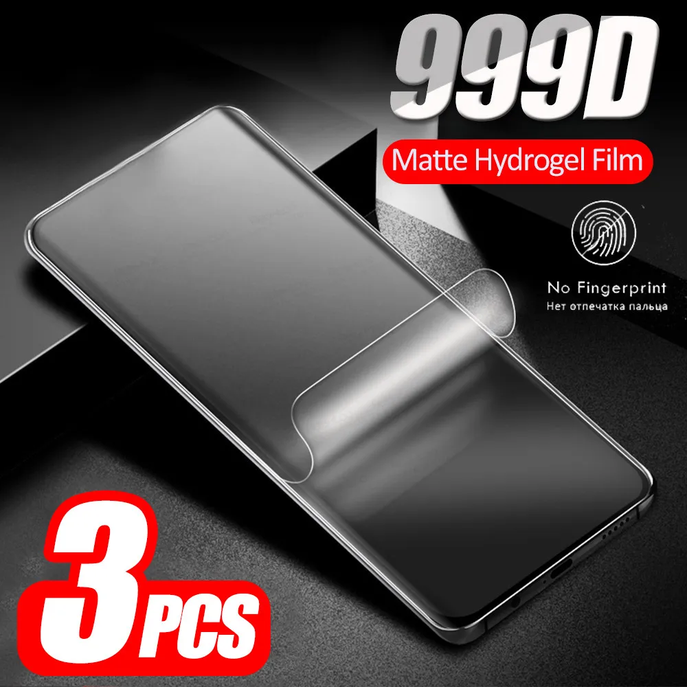Z Flip3 5G Hydrogel Matte Film 999D Full Curved Screen Protector for ...