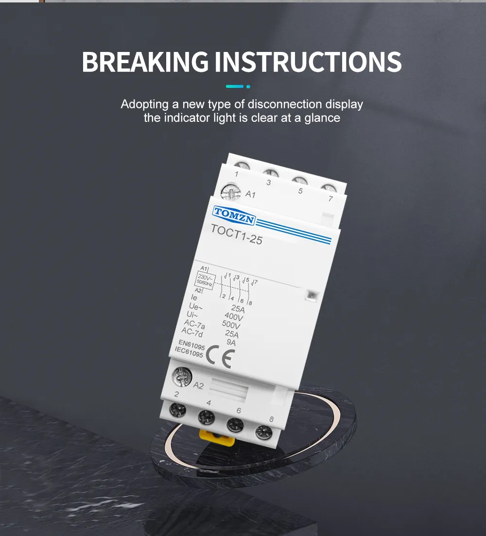 DHgate.com:TOCT1 4P 25A AC Contactor - 110V Coil, 4NO/2NO DHgate.com:TOCT1 4P 25A AC Contactor - 110V Coil, 4NO/2NO