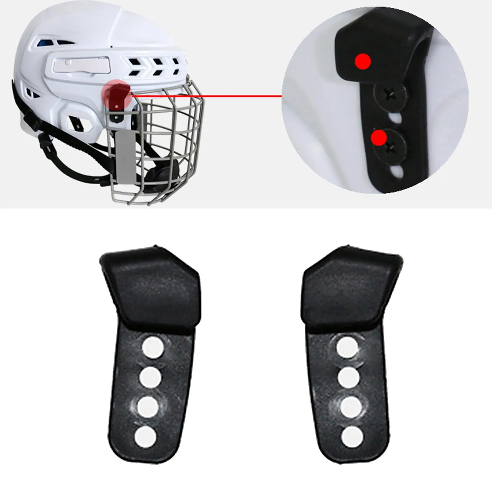 73-Piece Sports Helmet Repair Kit – Includes Visor Clips, Screws, Nuts, Gaskets & Buckles For Hockey, Football, Baseball Helmets