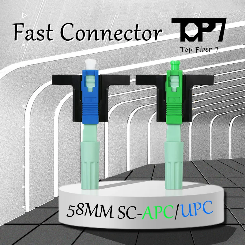 2024 SC/APC to SC/UPC Single-Mode Fiber Optic Fast Connector Adapter ...
