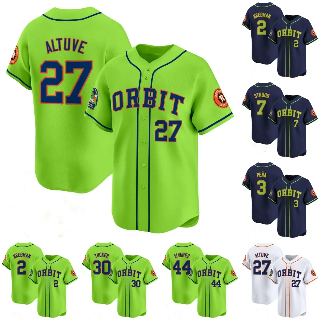 Jose Altuve Orbit Patch Jersey Yordan Alvarez Kyle Tucker Jake
