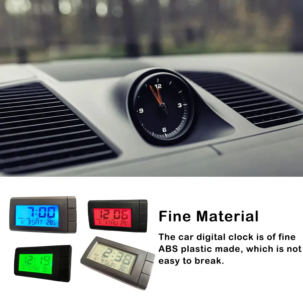 Mini Circular Car Dashboard Digital Clock LCD Time,... From Ddmyapr ...