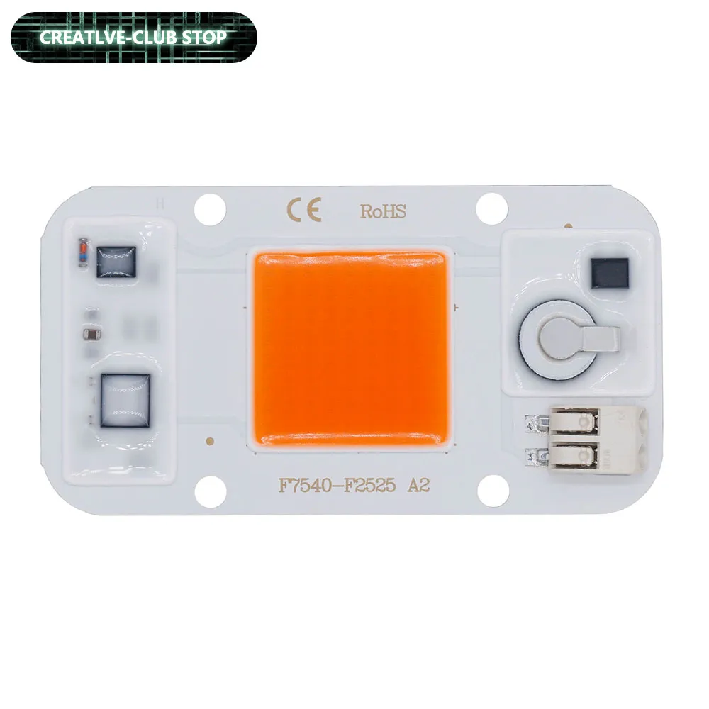 LED COB Phytolamp Chip 50W AC 220V Full Spectrum Grow Light for Indoor ...