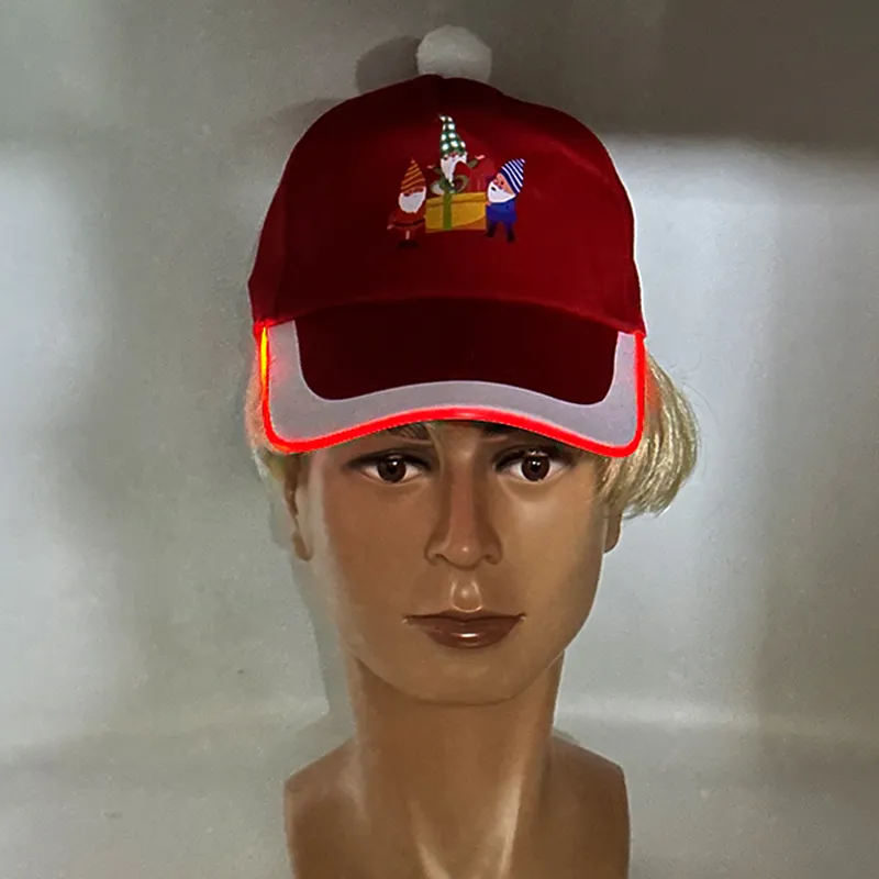 Santa Baseball Cap – Bestickte Weihnachtsmütze Für Damen Und Herren