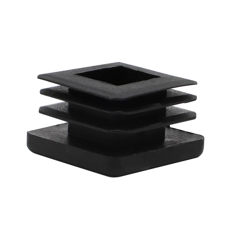 Tubing Caps 1.5\" Ound Black Plastic Tubing Hole Plug End Cap 1 5 Inch Od Tube Pipe Cover Plug Heavy Duty Plastic Plug Cap Insert Durable Chair Glide