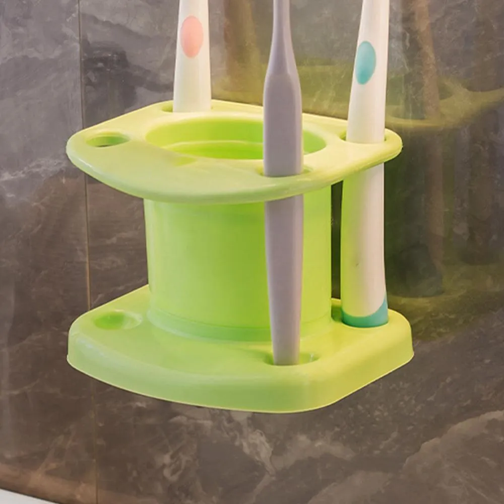 Toothbrush Holder Organizer Rack for Toothbrush and Toothpaste ...