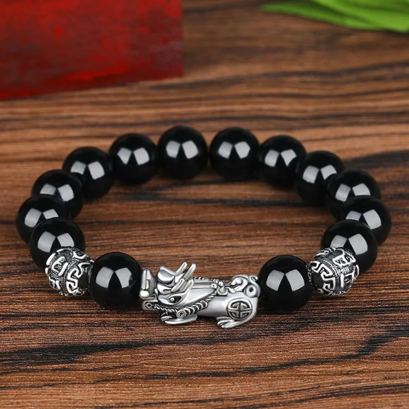 Silver feng shui bracelet discount