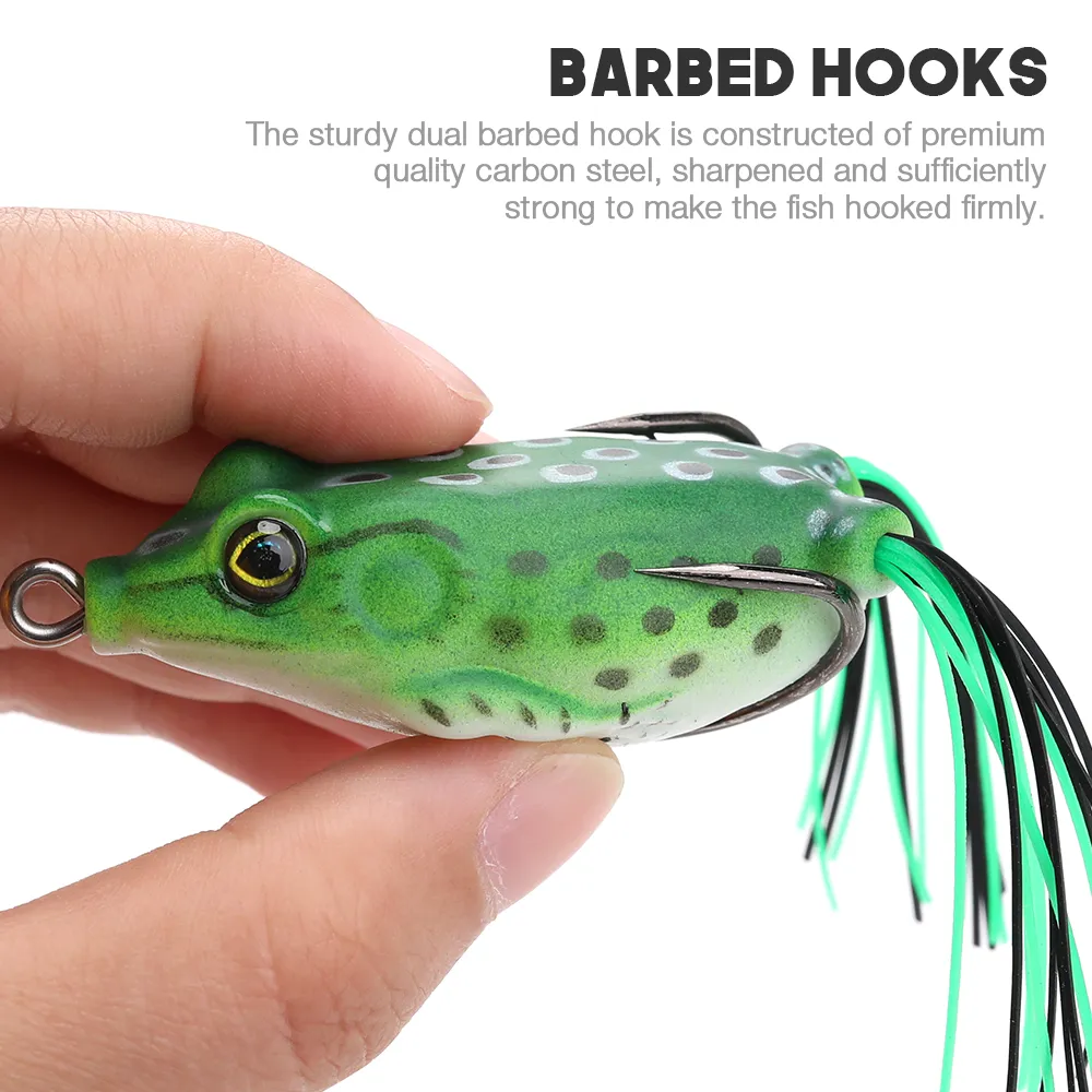 1Pcs Portable Lifelike Eyes Fishing Lure Treble Hooks Bionic Bait Plastic Hard C
