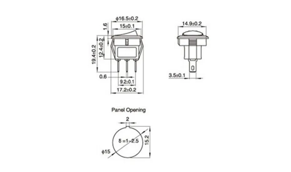 Red And Black Round 2 Pin Rocker Switch, ON/OFF, 10 Amp at Rs ./piece in Delhi Red And Black Round 2 Pin Rocker Switch, ON/OFF, 10 Amp at Rs ./piece in Delhi
