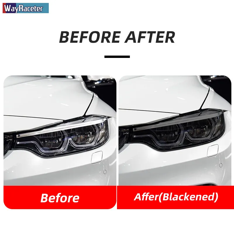 Film Teinté Noir Pour Phares BMW X6 E71 (2008-2014) - Protection Anti-Rayures Et Anti-UV - 10