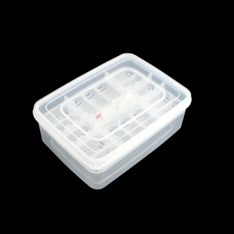 Rectangular Box With Hatching 16 Grid Hatch Box For Hatching Dehydrated Eggs Snake, Lizard, Rattle ...