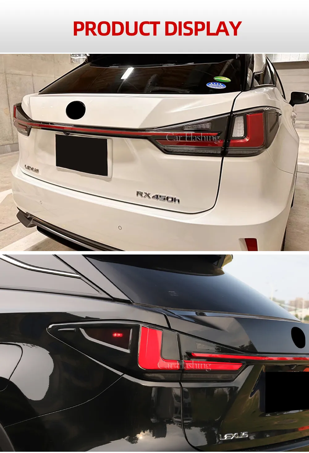 LED Tail Light Assembly for Lexus RX 350 L RX 450h F RX300 RX450H 2016 ...