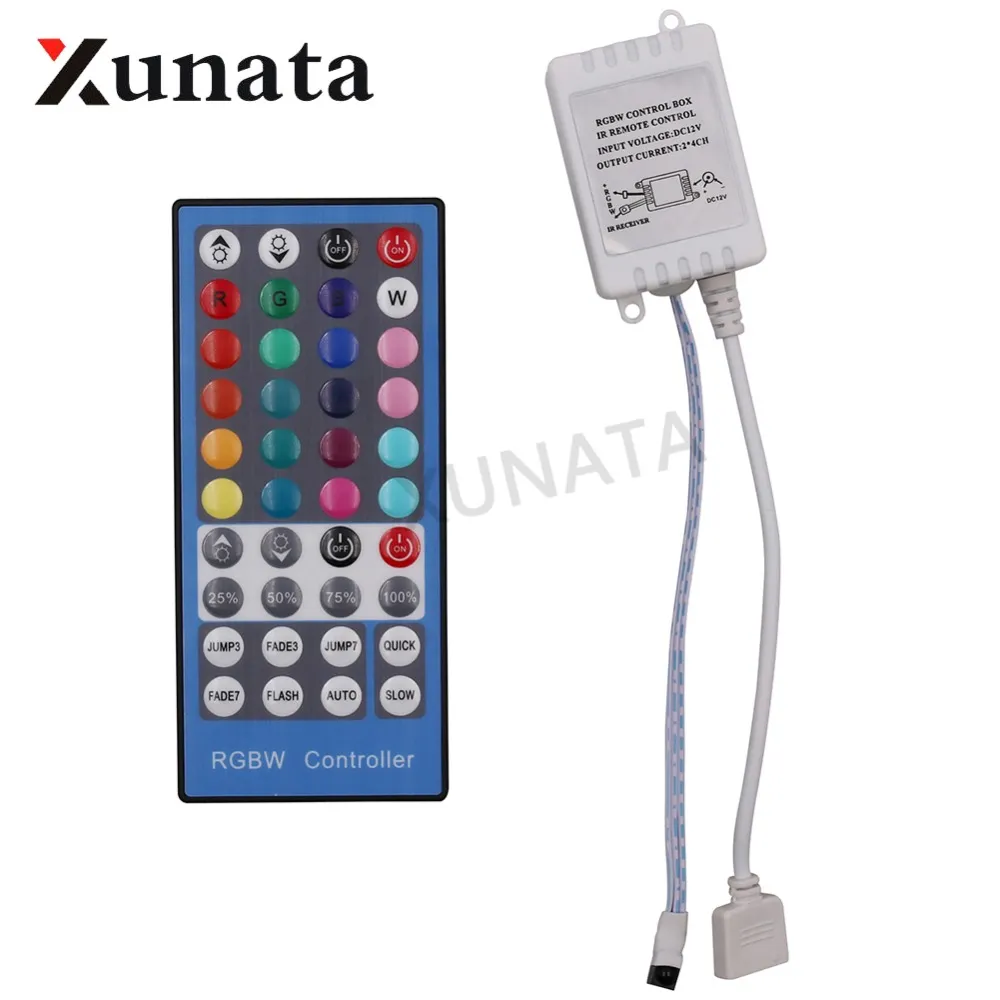 DHgate.com:LED RGB Controller RGBW RGBWW 40 Key 5Pin IR Remote for 5050 ...