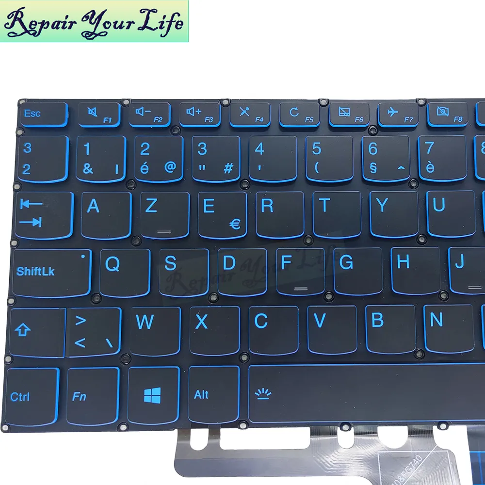 Lenovo Ideapad Gaming L340-15IRH Laptop Keyboard - Blue Backlit US English Layout