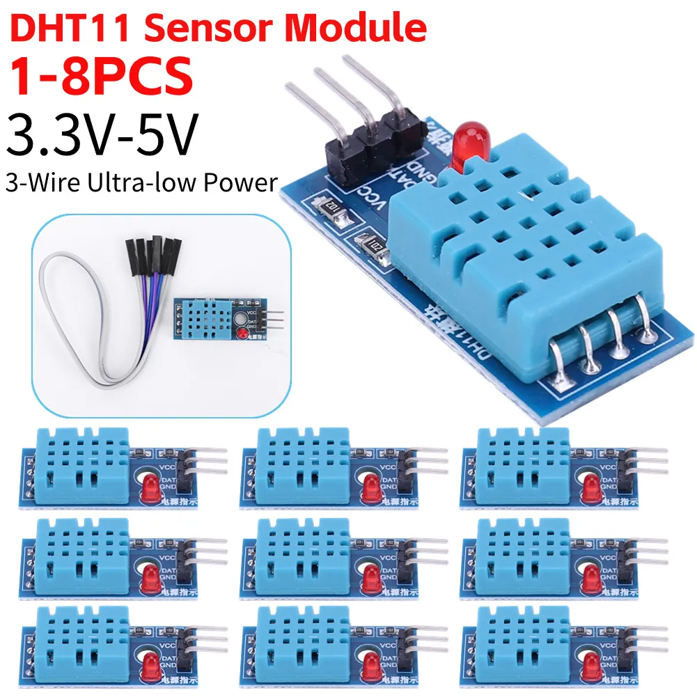 Dht11 Temperature Humidity Sensor DHT11 Modules Digital Temperature And ...