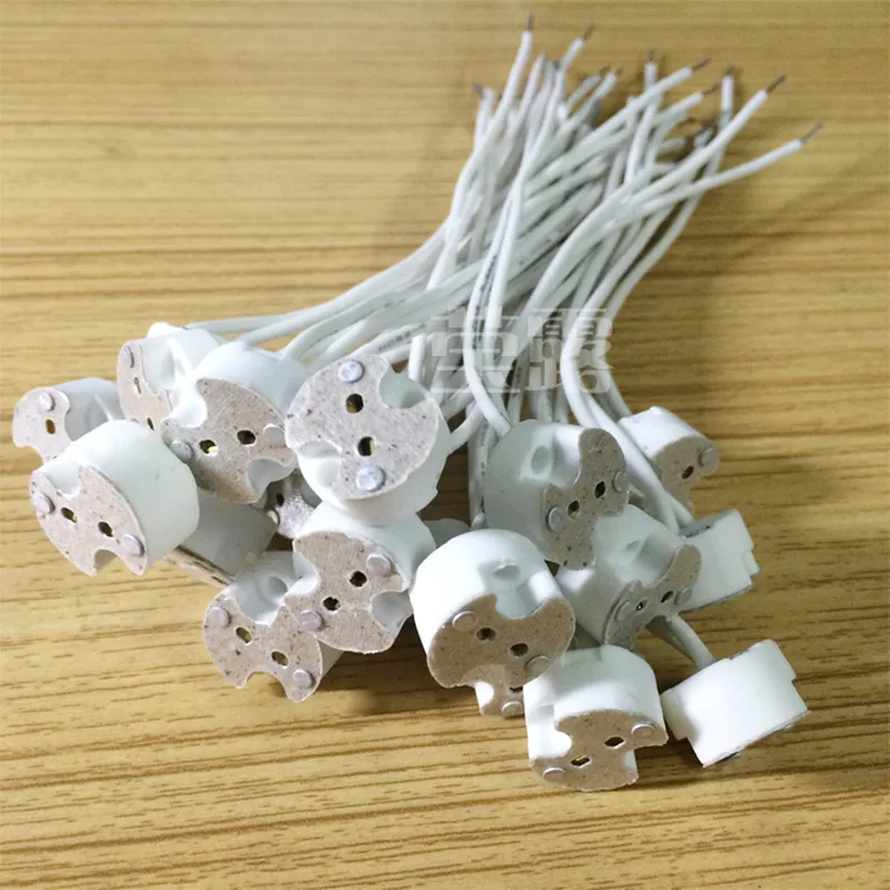 10 Douilles G4 Pour Ampoules LED MR11 – Supports Céramique – Neuves