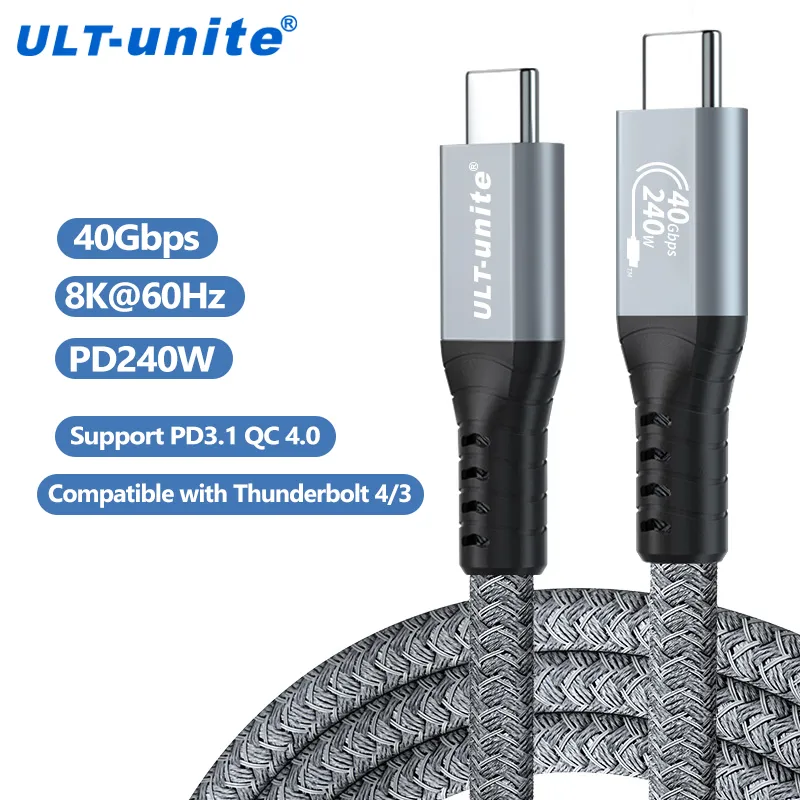Verilux Type C to Type C Cable for Fast Charging with 240W Power