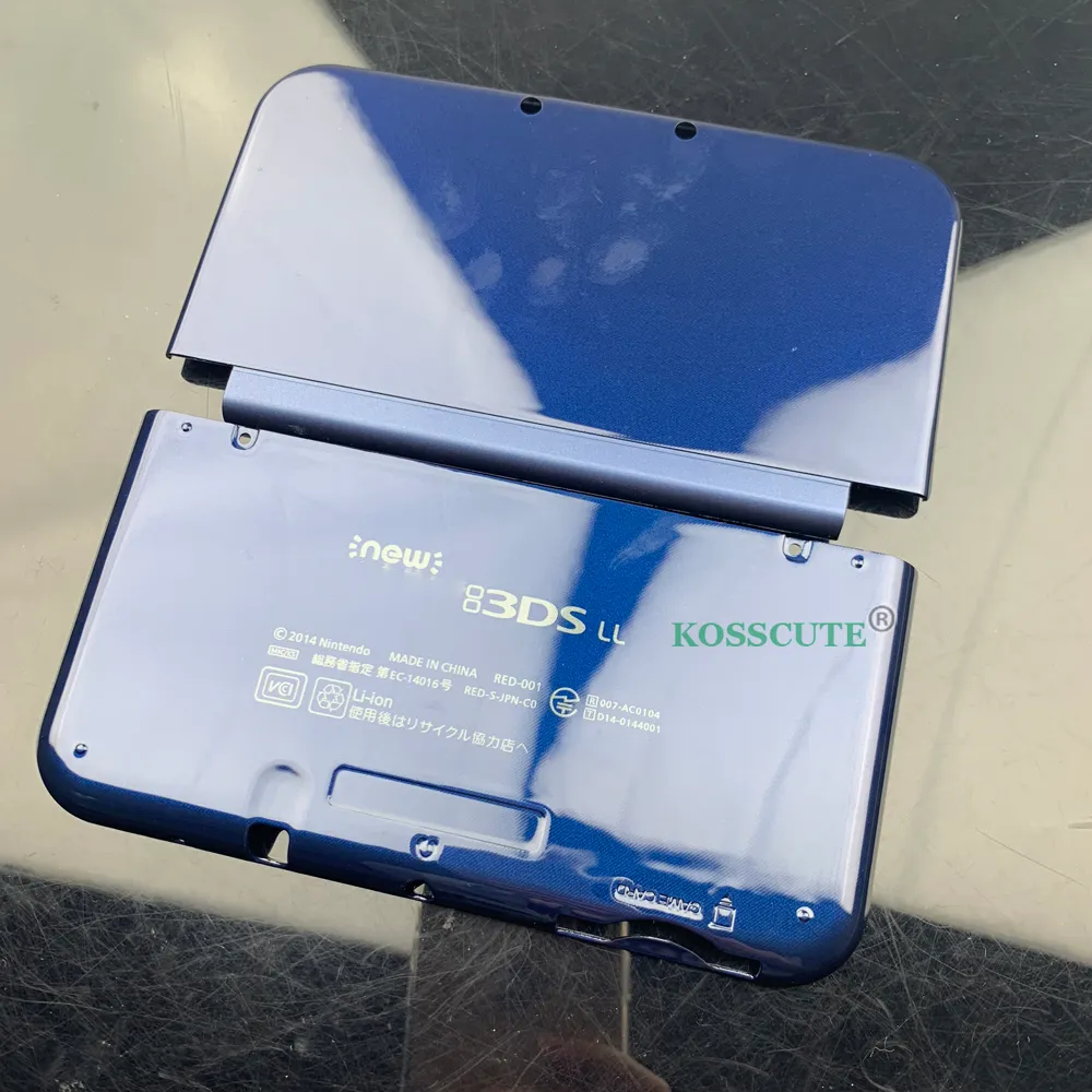 Wit New3DSXL Extra Behuizing Case Shells B C D Gezicht 3 STKS Set Vervanging, voor Nieuwe 3DS New3DS XL LL 3DSXL Console, Binnenste Knop Voorplaat Schermframe Batterijhouder CoverPlates