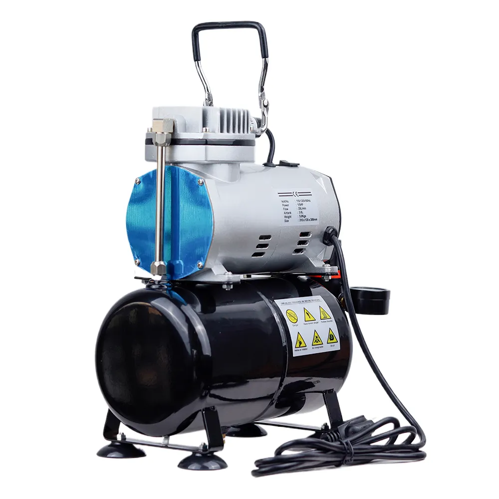 Silent TC20T Airbrush Compressor Kit for Furniture Repair Silent TC20T Airbrush Compressor Kit for Furniture Repair