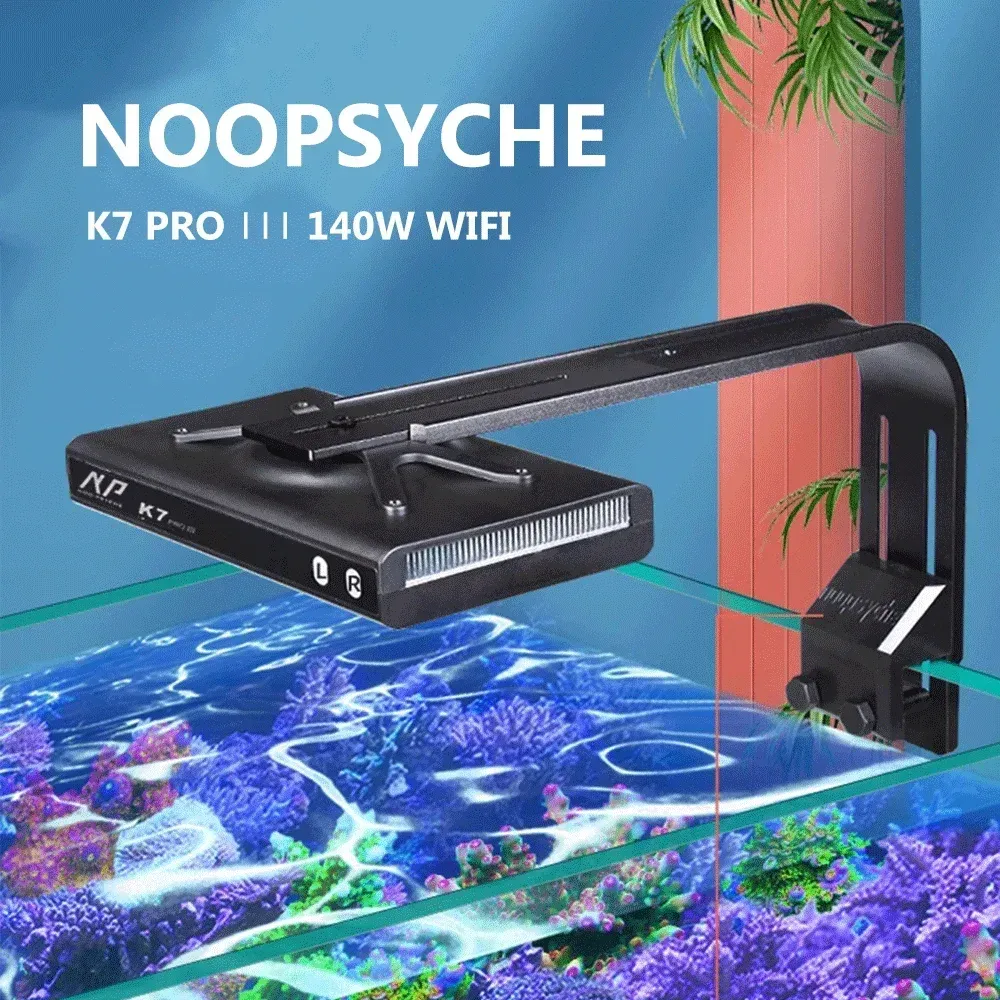 Noopsyche NP K7 Pro V3 III 140W WiFi Full Spectrum Clip-On LED Noopsyche NP K7 Pro V3 III 140W WiFi Full Spectrum Clip-On LED