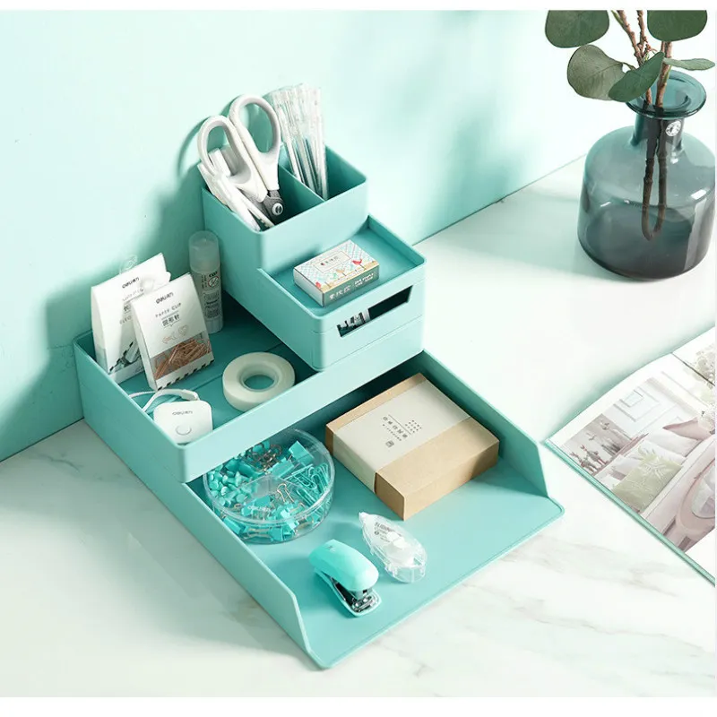 2024 A4 File Rack Desk Organizer, Plastic Desktop Supplies Organizer ...