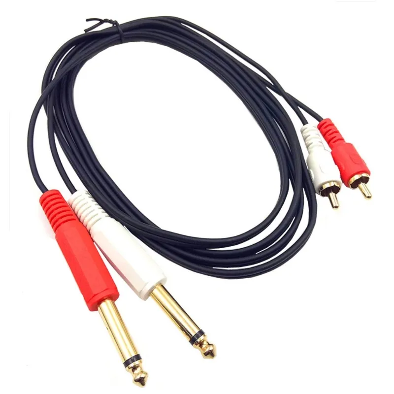 3.5mm Male To 2 RCA Male Stereo Audio Cable Buy, Best Price In UAE - Foto 12