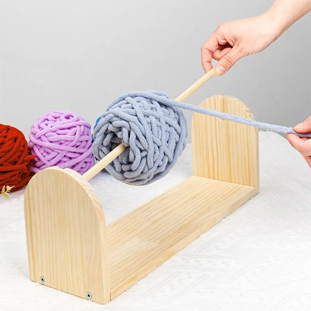 Yarn Holder Wth Twrlng Mechansm Transparent Acrylc Holder Set For