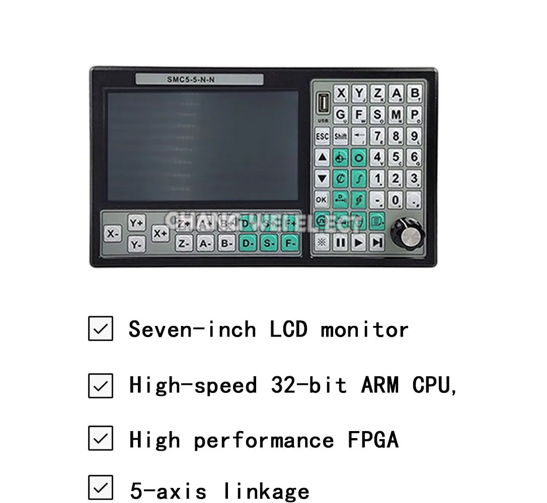 CNC 5 Axis Controller SMC5 5 N N 500kHz G Code Support, USB CNC ...