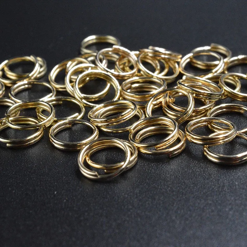 200 Silver Double Loop Split Open jump rings for...