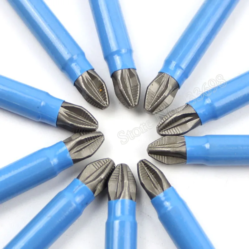 DHgate.com:10Pcs PZ2 PZ3 Anti-Slip Magnetic Screwdriver Bits