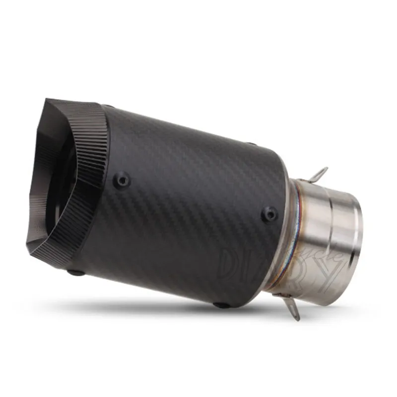 High-End 60mm 51mm Universal Motorcycle Exhaust Pipe for Racing Moto ...