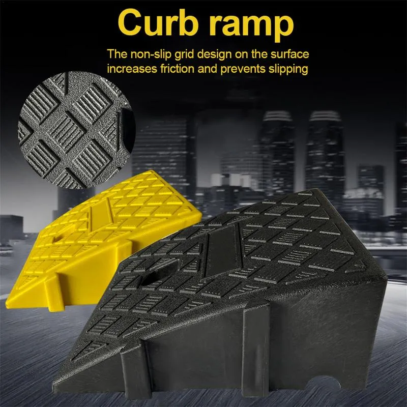 Car Ramp Protection Portable Heavy Duty PVC Curb Ramp Car Wheel Driveway... From Ddmyapr ...