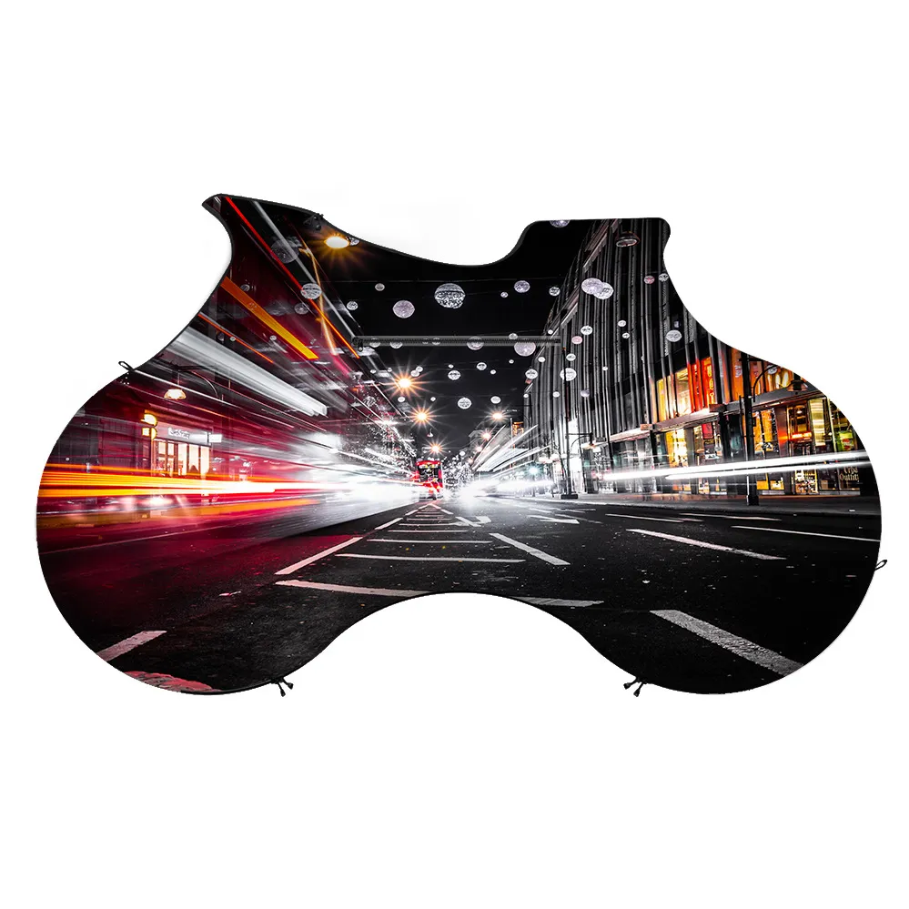 Starry Sky Bike Wheel Cover - Stretchy Dust & Dirt Protector For Indoor/Outdoor Bike Storage
