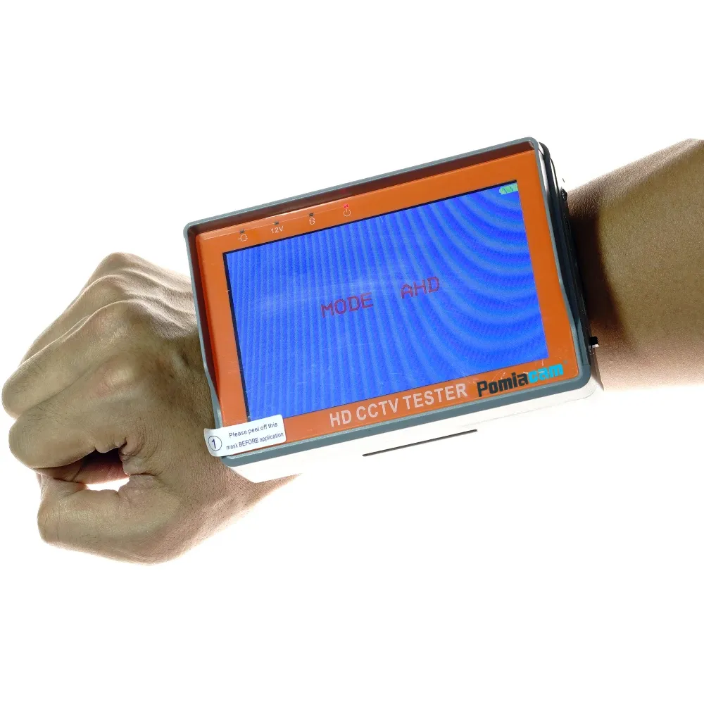 5-Inch 5/8MP CCTV Camera AHD TVI CVI CVBS Tester Monitor Portable Video ...