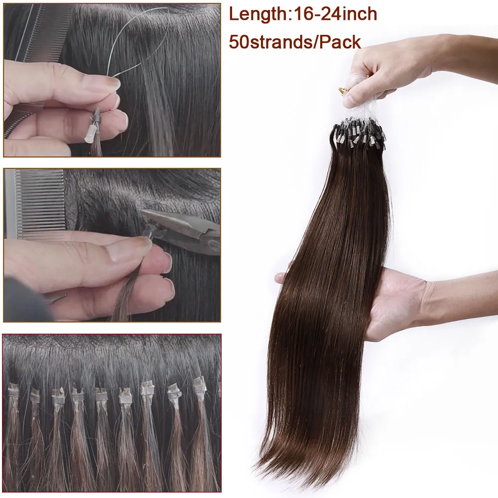 Rich Choices 1g Micro Loop Hair Extensions Human From Ddmyday