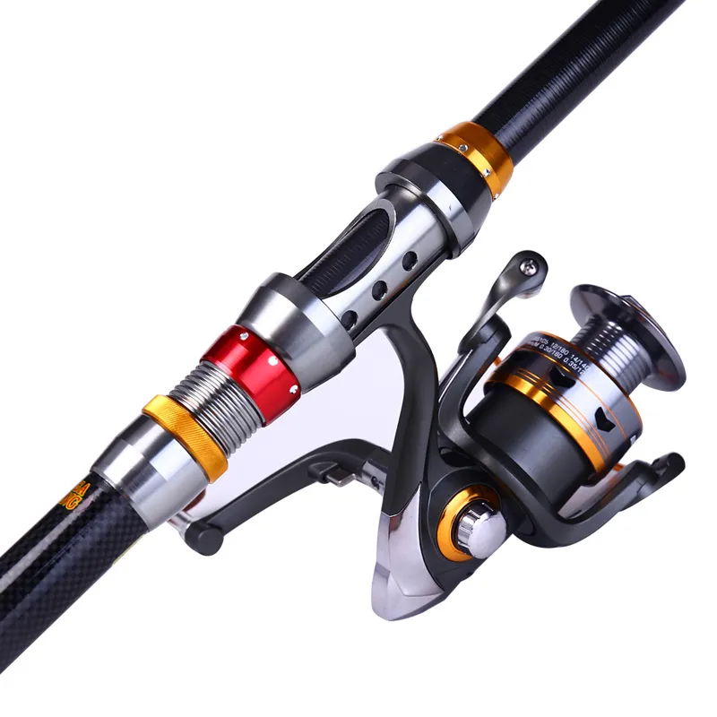 Set Canna Da Pesca Telescopica Da 1,8m Con Mulinello Da Spinning E Ganci – Ideale Per Acqua Dolce