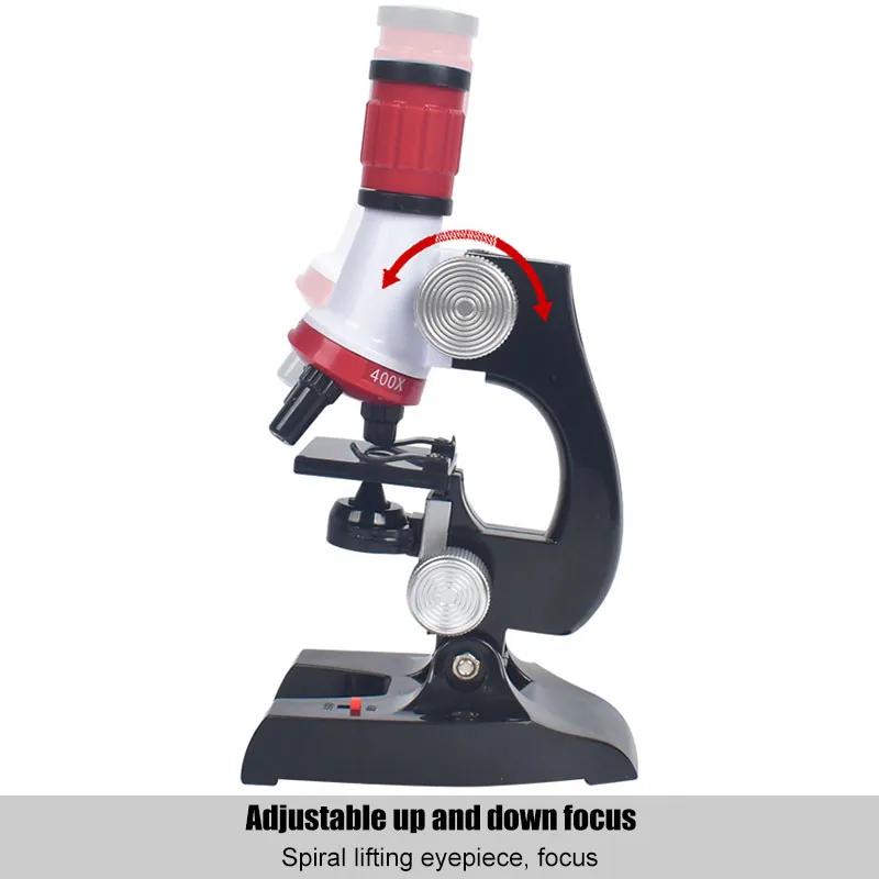 400X-1200X Educational LED Microscope Kit with Lab Slides, Beginner ...